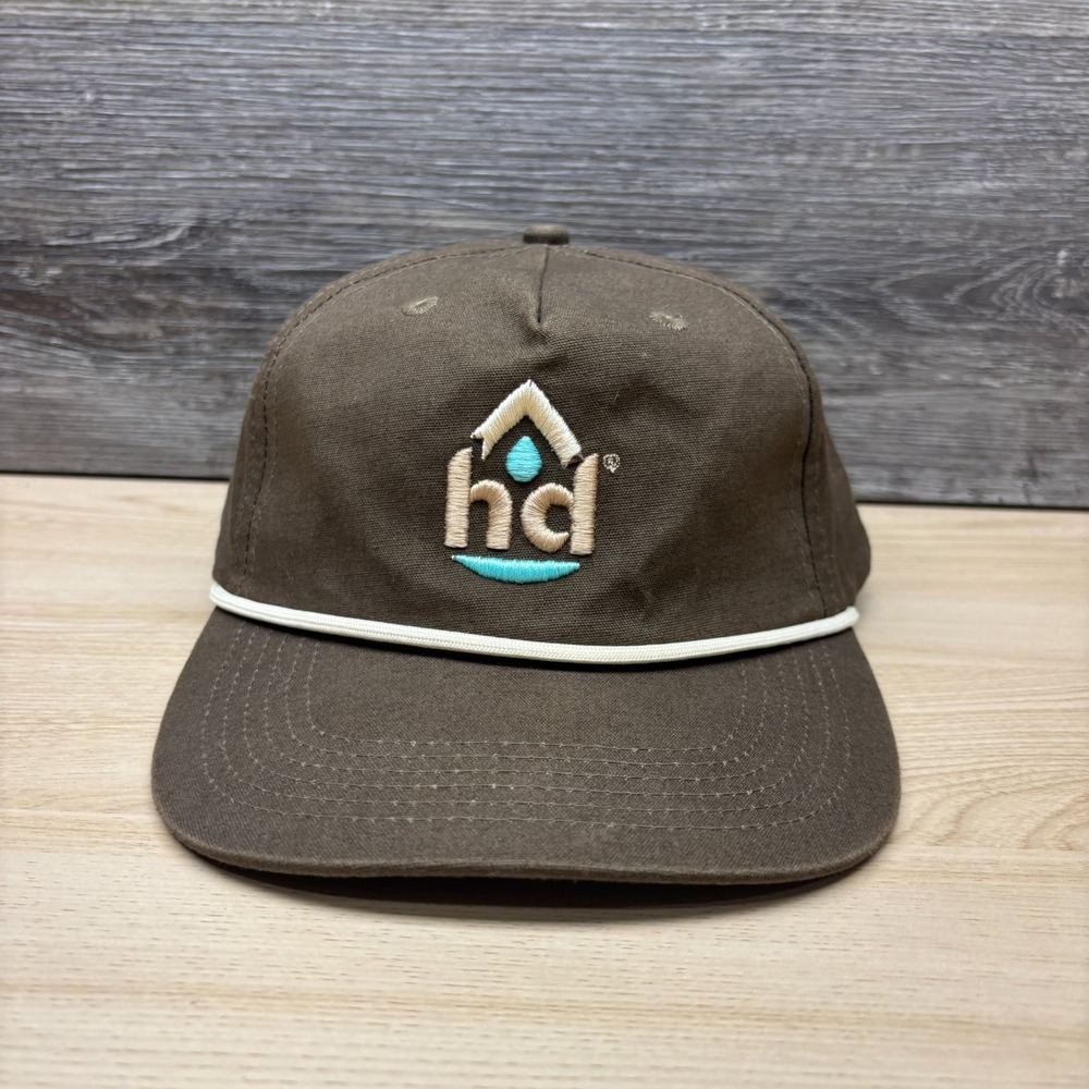LOST Baggio Series Hat Cap Snap Back Brown Goat Rope HD Logo Surf Skate Parody
